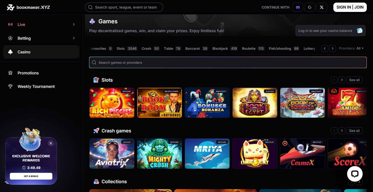 Bookmaker XYZ Screenshot 3