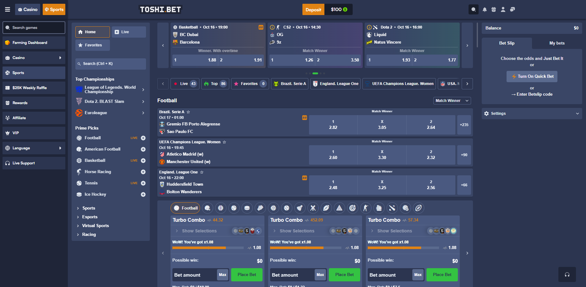 Toshi Bet Screenshot 3