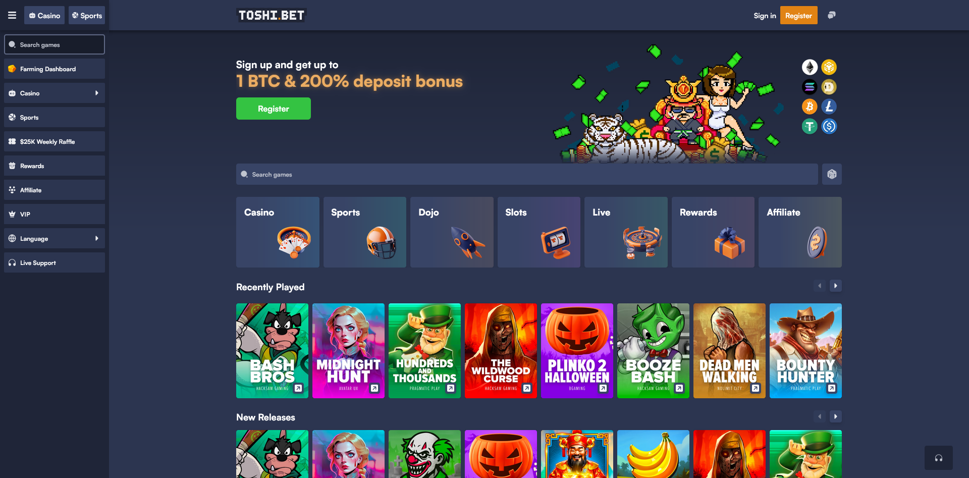 Toshi Bet Screenshot 2