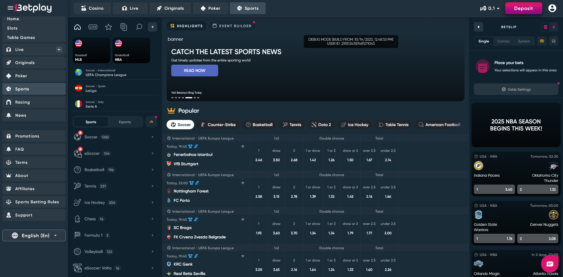 Betplay io Screenshot 2