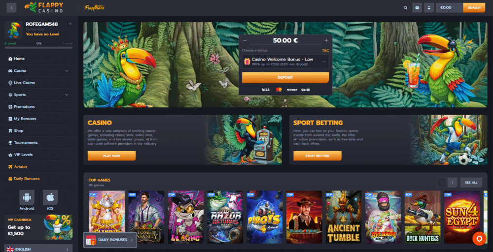 Flappy Casino Screenshot 1